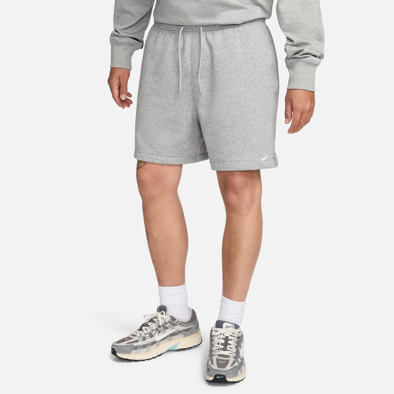 Shorts de French Terry Flow para hombre Nike Club Gris