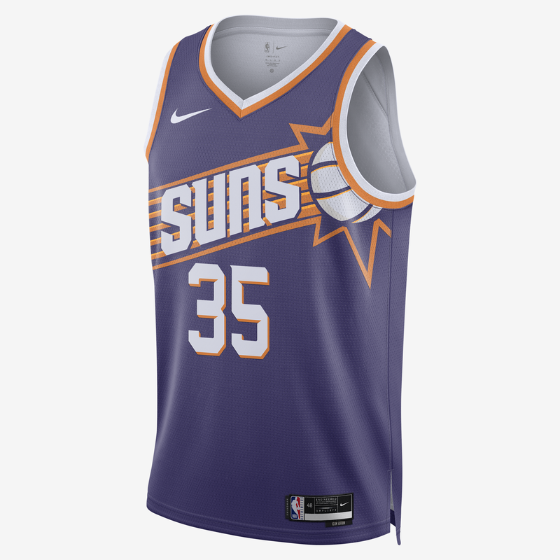 Jersey Nike Dri-Fit De La Nba Swingman Phoenix Suns Icon Edition Morado