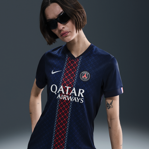 Jersey De Fútbol Nike Dri-Fit Replica Del Paris Saint-Germain Local 2025/26 Stadium Para Mujer Azul