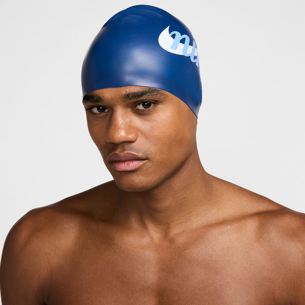 Gorra De Silicona Nike Swim Azul