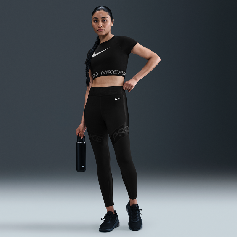 Leggings De Tiro Alto De 7/8 Para Mujer Nike Pro Sculpt Negro
