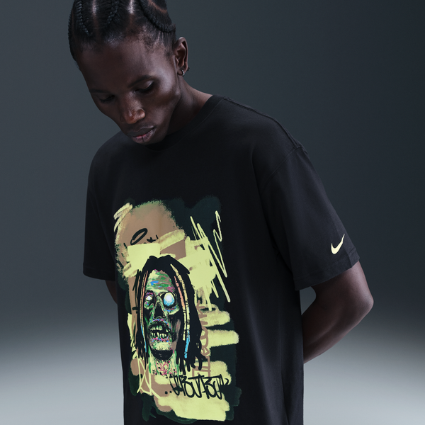 Playera De Básquetbol Para Hombre Nike M90 Ja Negro