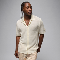 Playera de manga corta de tejido Knit para hombre Air Jordan Blanco