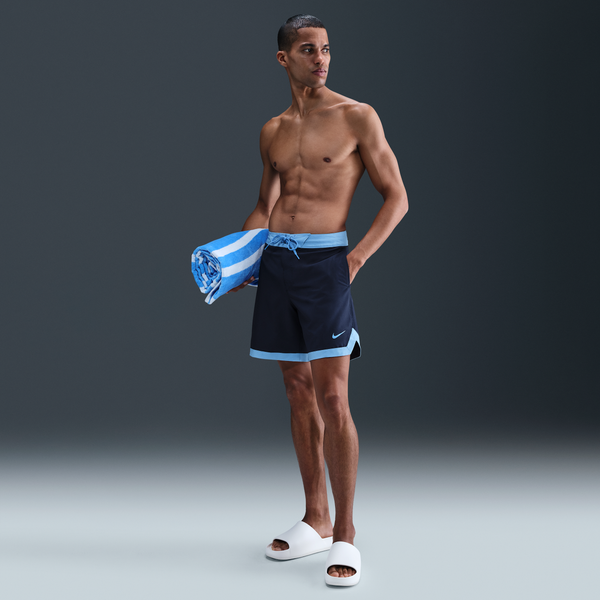 Shorts De Playa De 18 Cm Para Hombre Nike Swim Offshore Azul