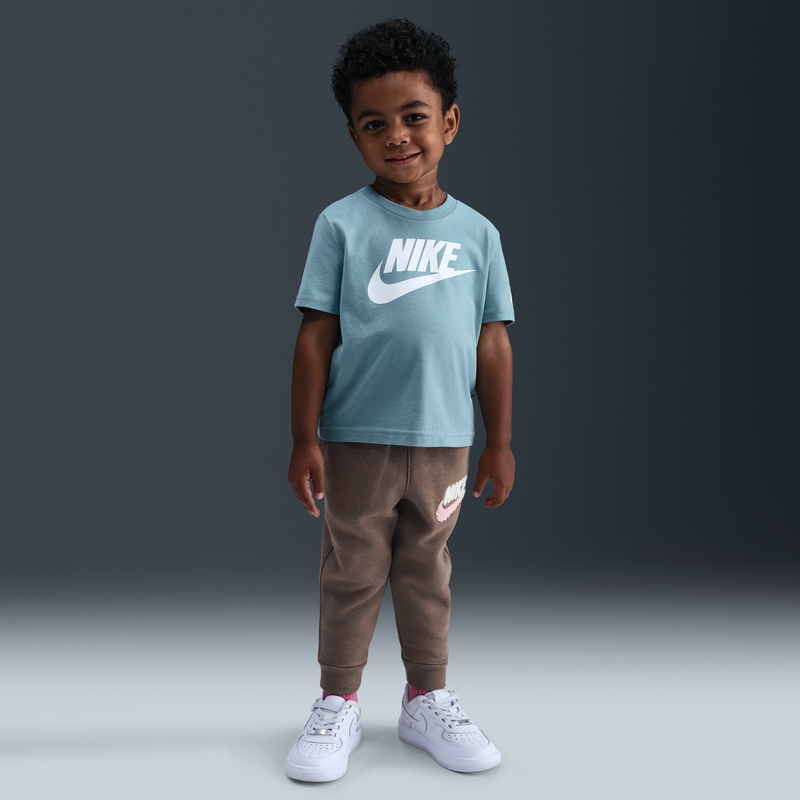 Joggers de chenille infantil Nike Club Marrón