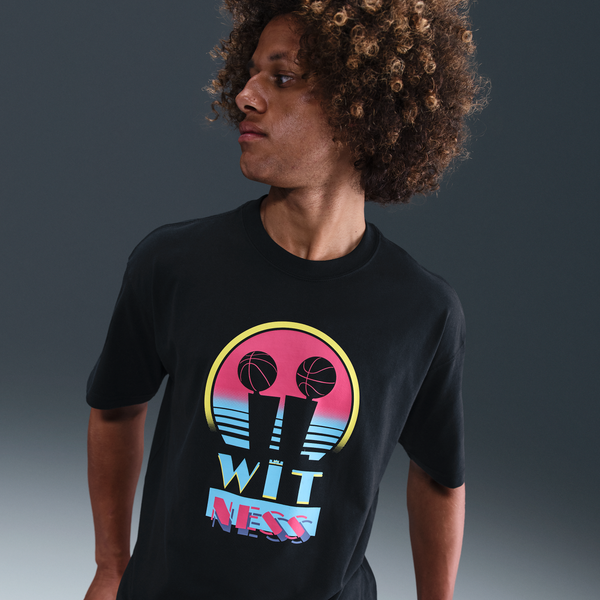 Playera De Básquetbol Max90 Para Hombre Lebron "Miami Twice" Negro