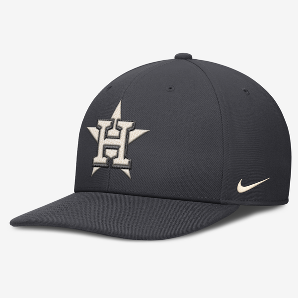 Gorra Estructurada De Visera Cuadrada Para Hombre Nike Statement Dri-Fit Pro Houston Astros Gris