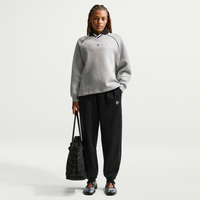 Pants con gráfico de tiro alto oversized para mujer Nike Sportswear Phoenix Fleece Negro