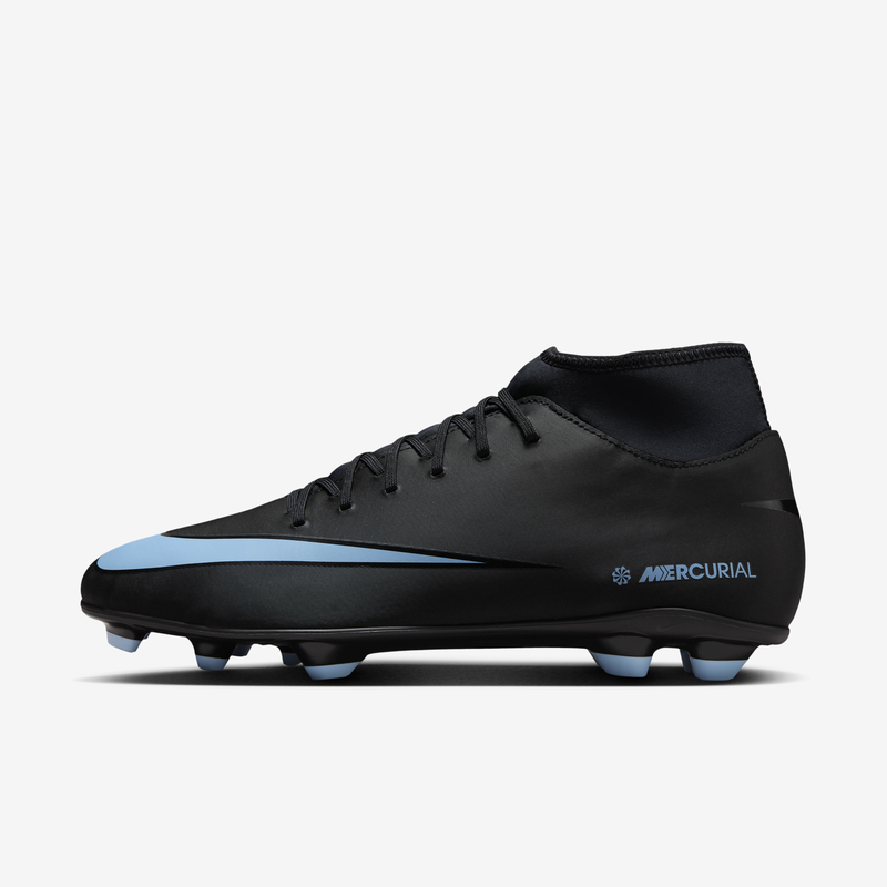 Tacos de fútbol para terrenos múltiples de corte high Nike Mercurial Superfly 10 Club Negro