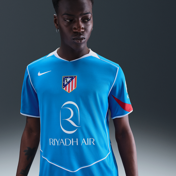 Jersey De Fútbol Nike Dri-Fit Total 90 Replica Del Club Atlético De Madrid Alternativos 2025/26 Stadium Para Hombre Azul