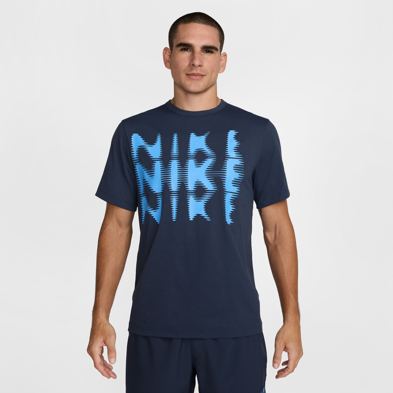 Playera de fitness de manga corta Dri-FIT UV para hombre Nike Hyverse