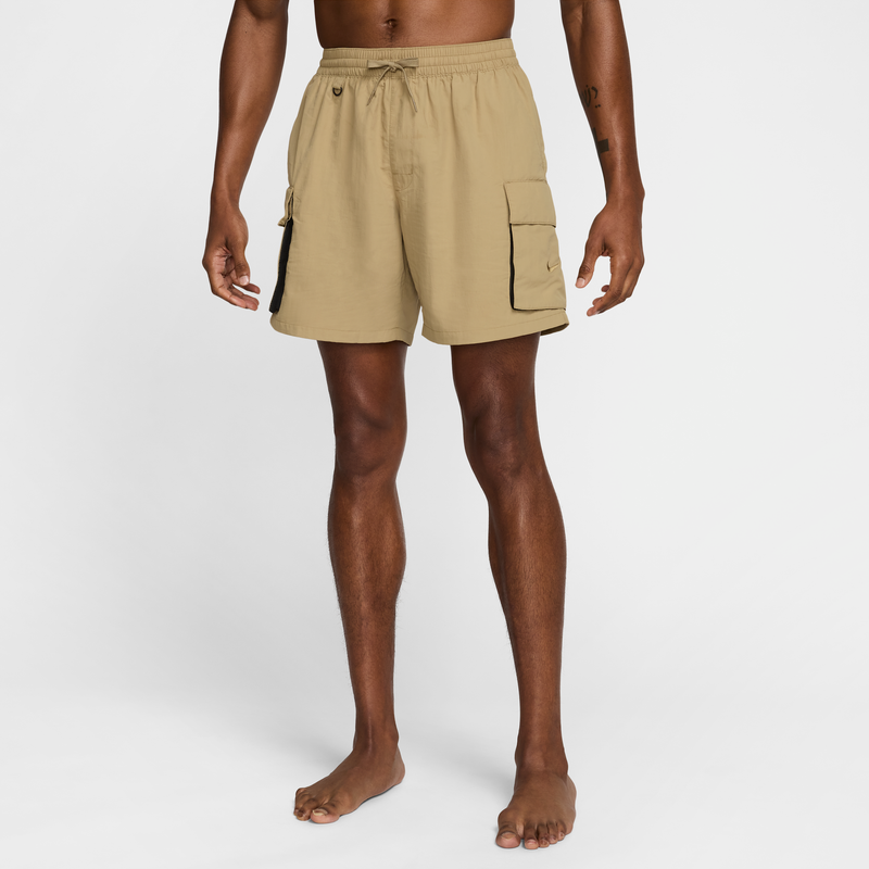 Shorts Cargo Con Forro Completo De 18 Cm Para Hombre Nike Swim Voyage Marrón