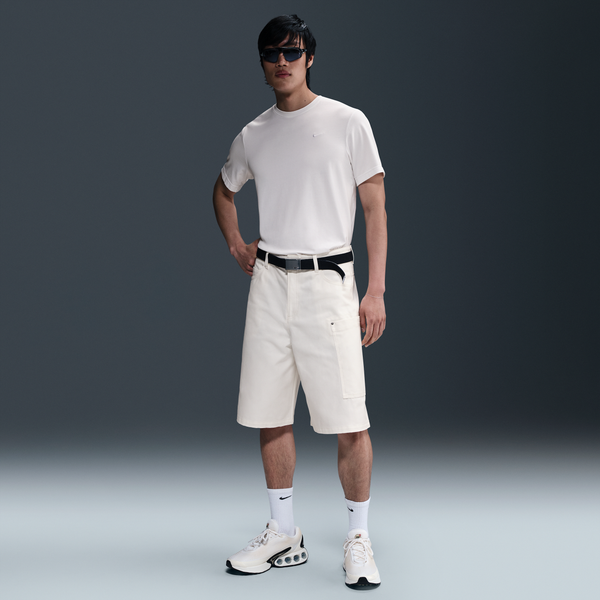 Shorts De Lona Grandes Para Hombre Nike Life Blanco