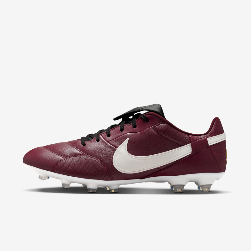 Tacos de fútbol para terreno firme de corte low Nike Premier 3 Rojo
