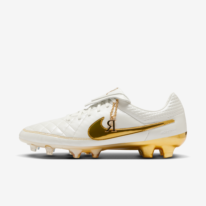 Tacos De Fútbol Para Terreno Firme De Corte Low Nike Tiempo Legend Se Blanco