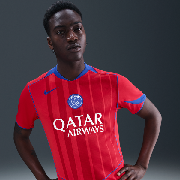 Jersey De Fútbol Nike Dri-Fit Replica Total 90 Del Paris Saint-Germain Alternativo 2025/26 Stadium Para Hombre Rojo