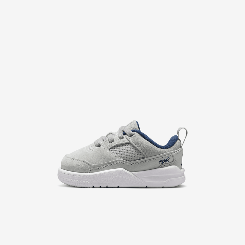 Tenis para bebé e infantil Jordan Flight Court Gris