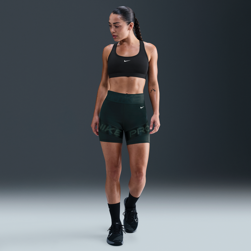 Shorts de ciclismo Dri-FIT de tiro alto de 13 cm para mujer Nike Pro Sculpt Verde