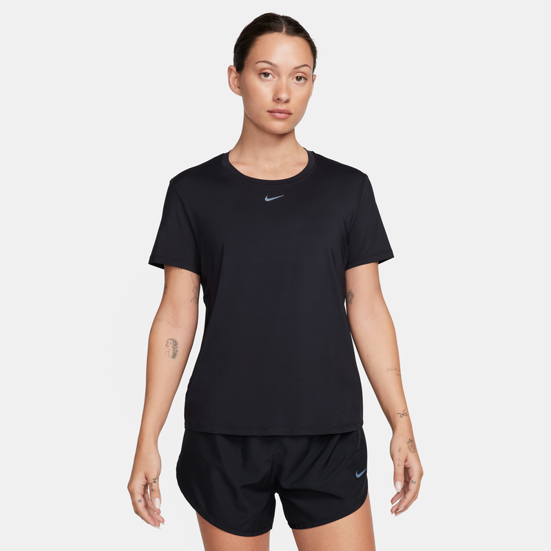 Playera De Manga Corta Dri-Fit Para Mujer Nike One Classic Negro