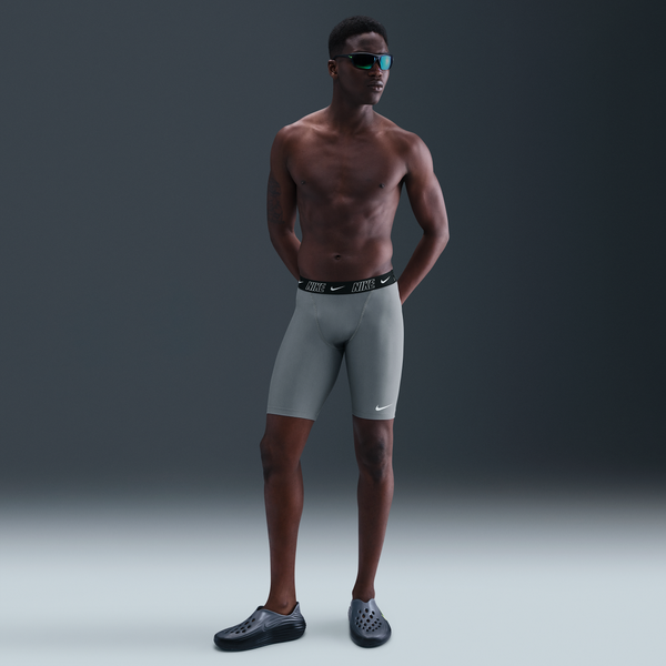 Jammer Para Hombre Nike Swim Logo Tape Gris