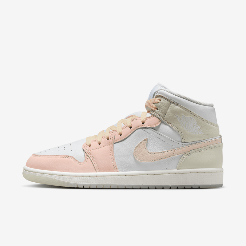 Tenis Para Hombre Air Jordan 1 Mid Se Blanco