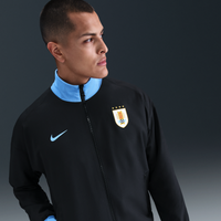 Chamarra Anthem de fútbol Nike Dri-FIT para hombre Uruguay Strike Negro