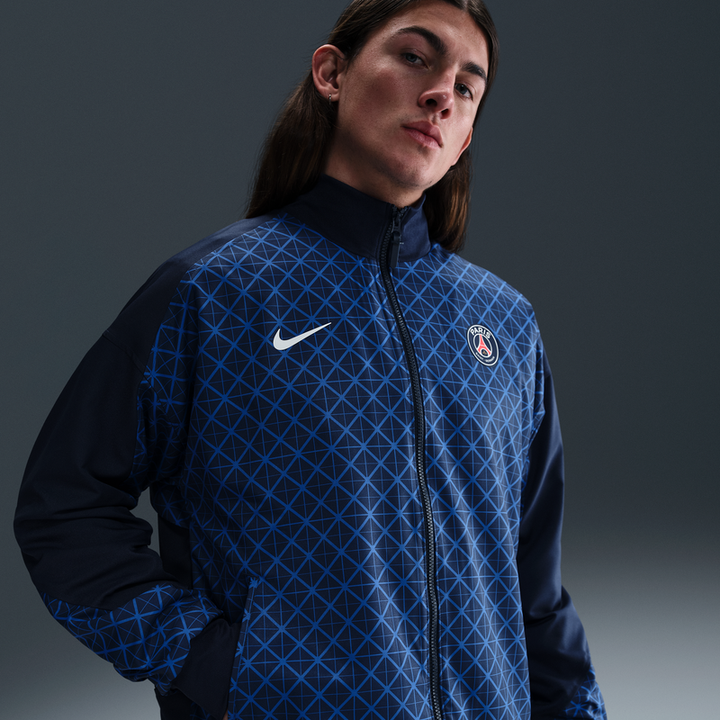 Chamarra Anthem De Fútbol Nike Dri-Fit Para Hombre Paris Saint-Germain Strike Home Azul