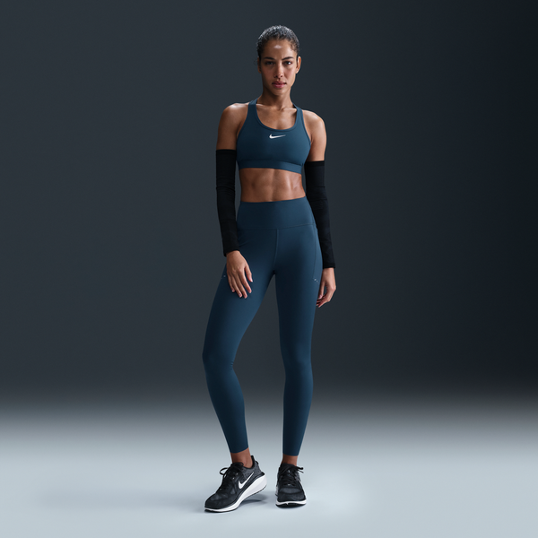 Leggings De Correr De Tiro Alto De 7/8 Con Bolsillos Para Mujer Nike Swift Azul