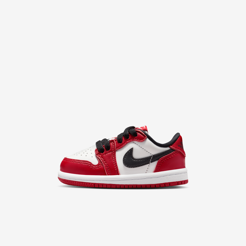Tenis para bebé e infantil Jordan 1 Retro Low "Chicago" Rojo