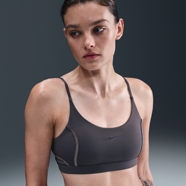 Bra Deportivo De Baja Sujeción Con Almohadillas Para Mujer Nike One Gris