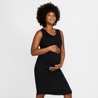 Vestido de tejido Knit Dri-FIT de ajuste slim para mujer (maternidad) Nike (M) Negro