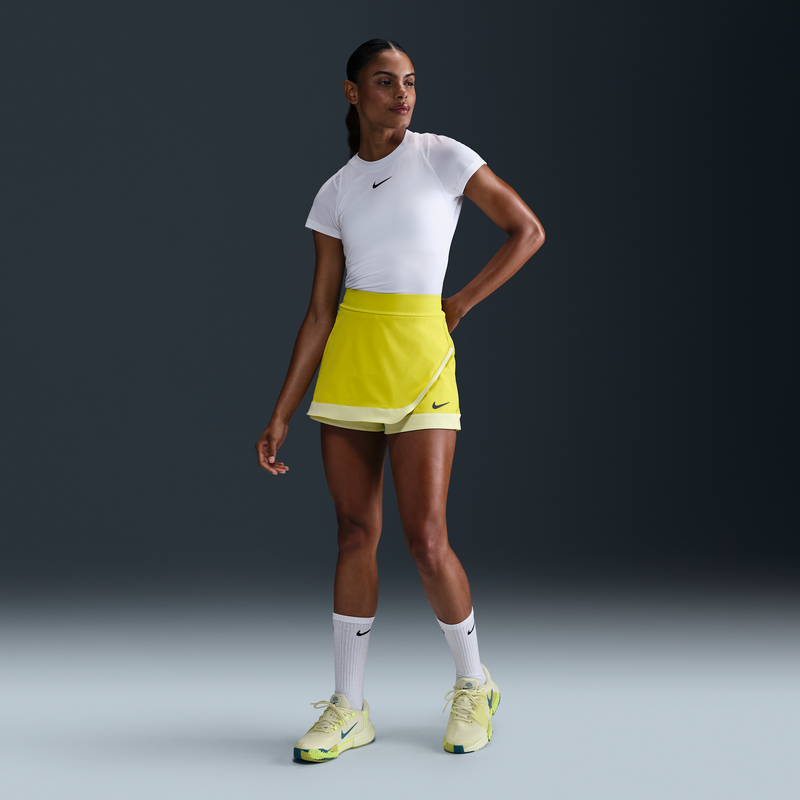 Skort De Tenis Dri-Fit Para Mujer Nikecourt Slam Verde
