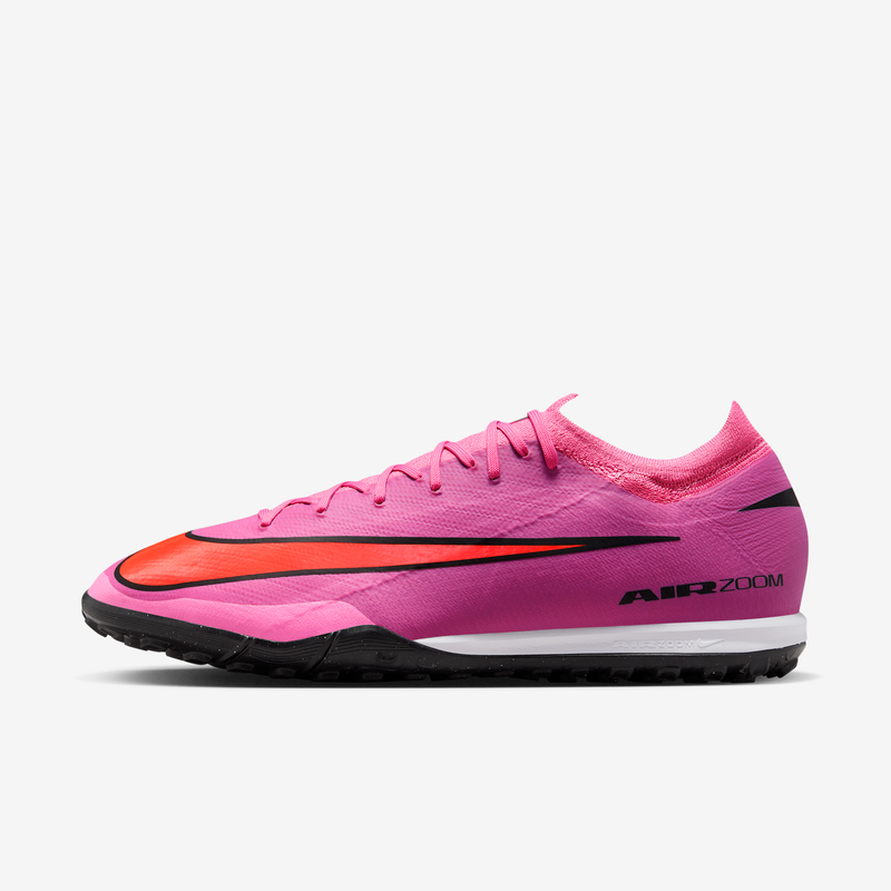 Tacos De Fútbol Para Pasto Sintético (Turf) De Corte Low Nike Mercurial Vapor 16 Pro Rosa