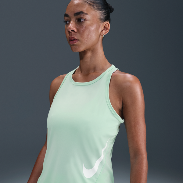 Camiseta De Correr De Tirantes Dri-Fit Para Mujer Nike Tempo Swoosh Run Verde