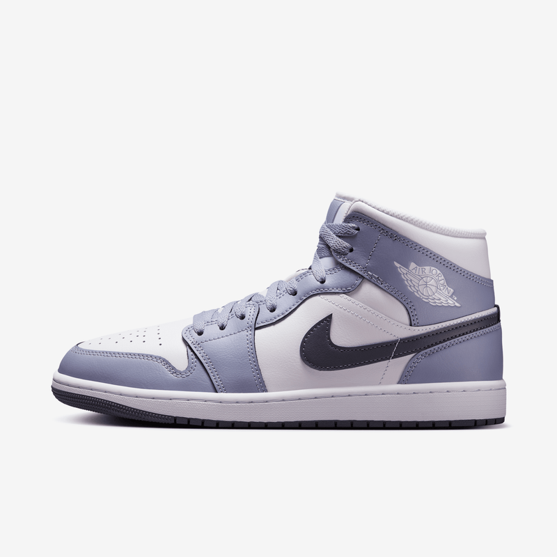 Tenis para hombre Air Jordan 1 Mid Blanco