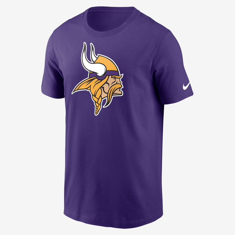 Playera para hombre Nike Logo Essential (NFL Minnesota Vikings) Morado