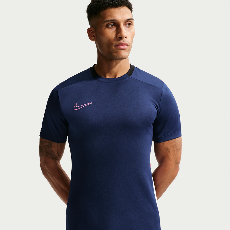 Playera de futbol de manga corta Dri-FIT para hombre Nike Academy Azul