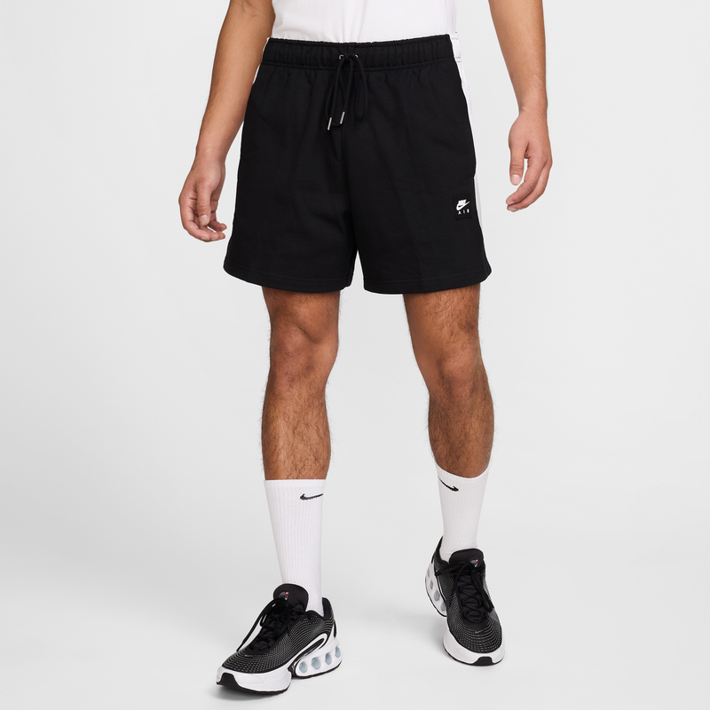 Shorts De Vellón Para Hombre Nike Air Negro