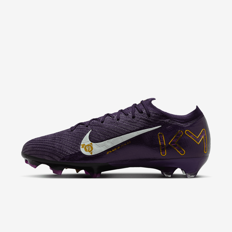 Tacos De Fútbol Para Terreno Firme De Corte Low Nike Mercurial Vapor 16 Elite "Kylian Mbappé" Morado