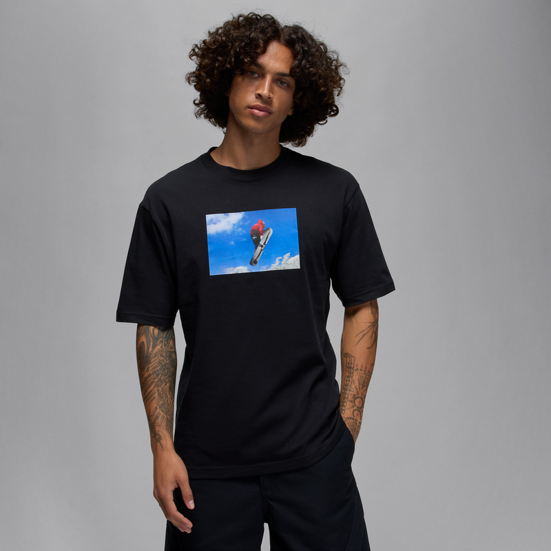Playera Mountainside Para Hombre Jordan Flight Negro