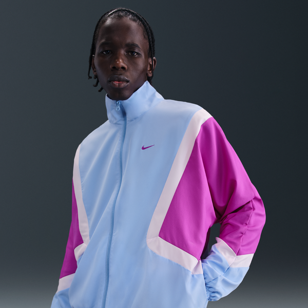 Chamarra De Básquetbol De Tejido Woven Para Hombre Nike Icon Azul