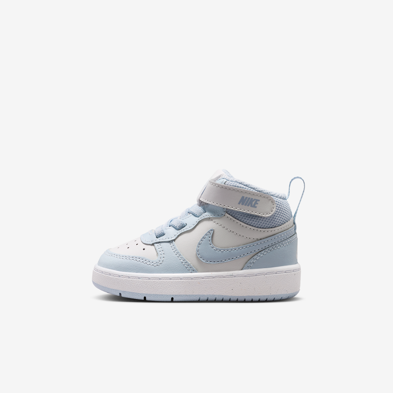 Tenis para bebé e infantil Nike Court Borough Mid 2 Gris