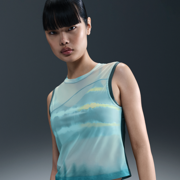 Camiseta De Tirantes Dri-Fit Con Estampado Para Mujer Nike X Norblack Norwhite Azul