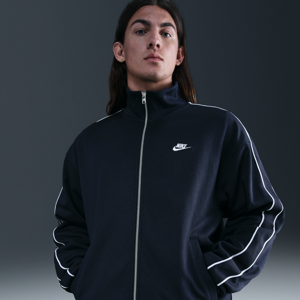 Chamarra Deportiva De Tejido Knit Oversized Para Hombre Nike Sportswear Club Azul