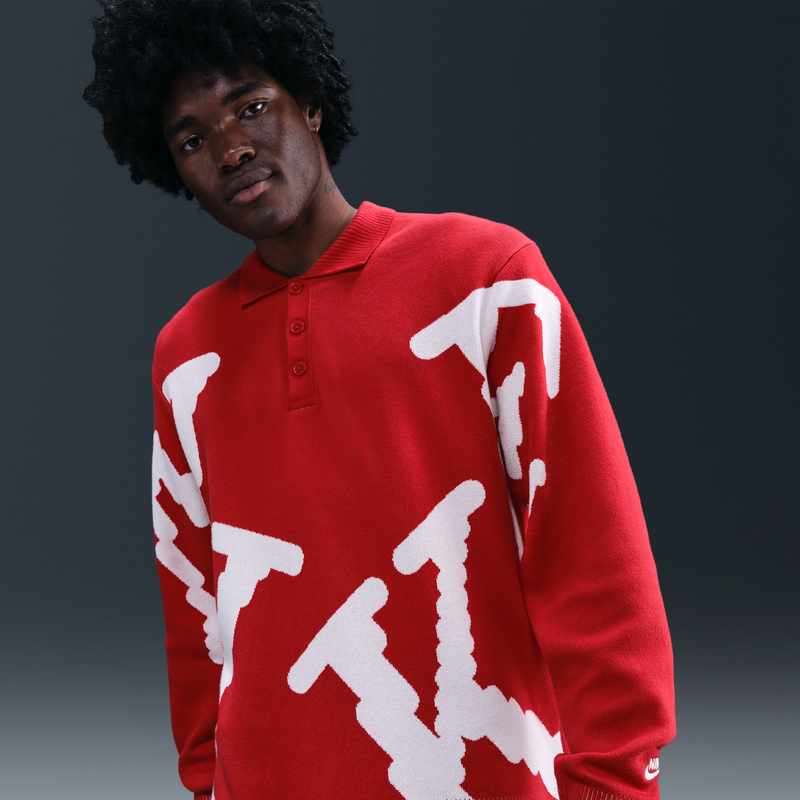 Suéter De Rugby Para Hombre Nike Sportswear Club Rojo