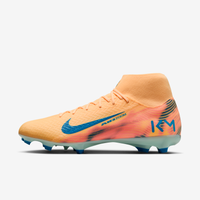 Tacos de fútbol FG de corte high Nike Mercurial Superfly 10 Academy "Kylian Mbappé" Naranja
