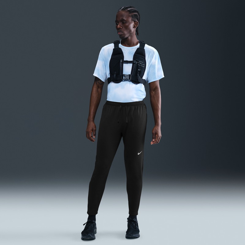 Pants De Correr De Tejido Knit Dri-Fit Para Hombre Nike Stride Negro