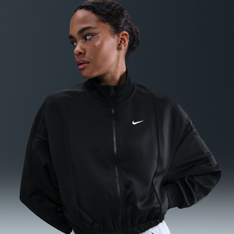 Chamarra de atletismo para mujer Nike Sportswear Negro