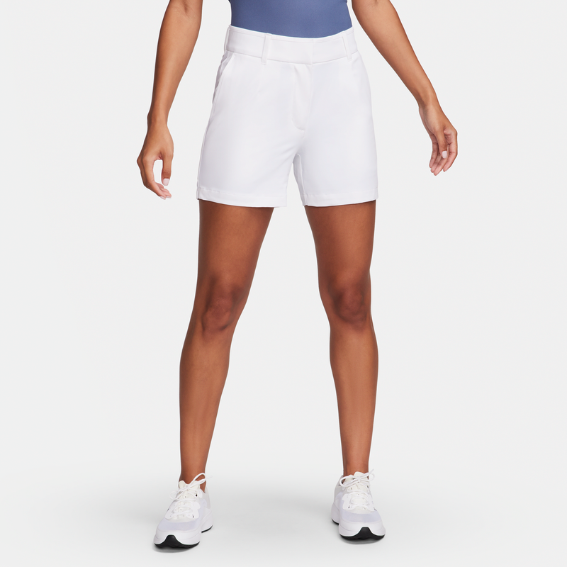 Shorts De Golf De 13 Cm Para Mujer Nike Dri-Fit Victory Blanco