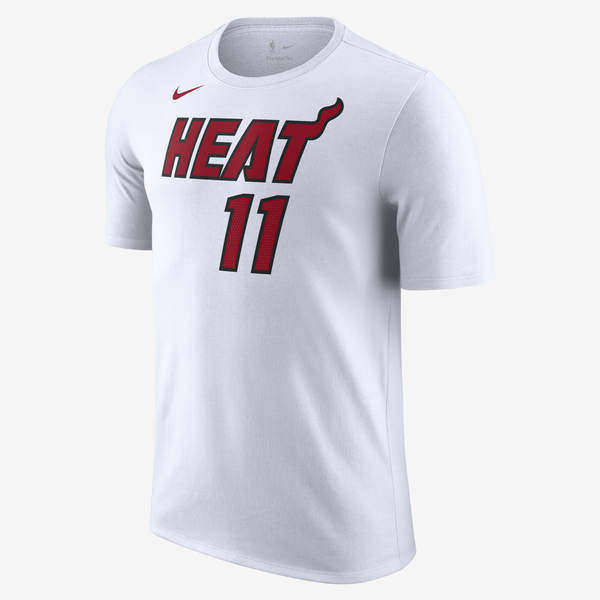 Playera Nike Nba Para Hombre Miami Heat Blanco